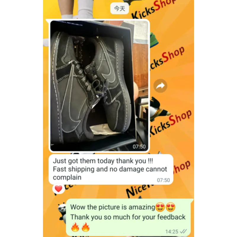   ❗❗Free shipping❗❗ Travis Scott x Air Jordan 1 Low Black Phantom,DM7866-001 