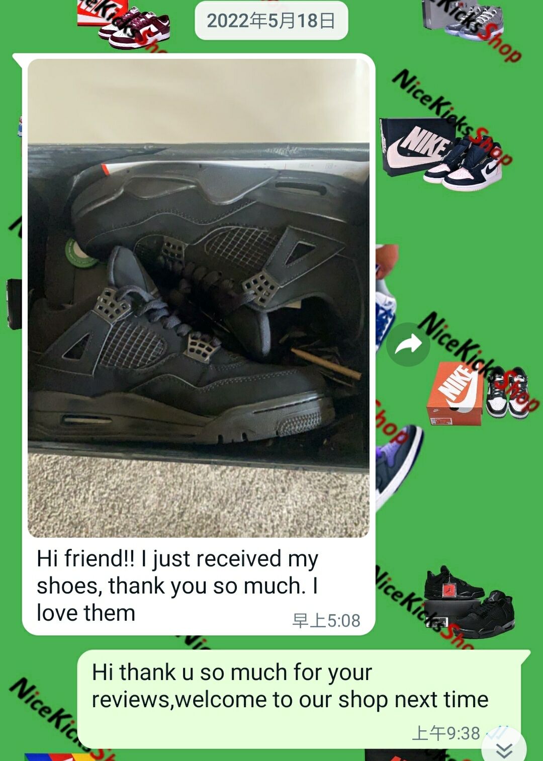 Jordan 4 Retro Black Cat reps review