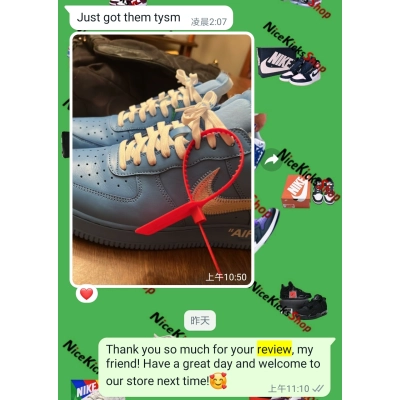  Perfectkicks Air Force 1 Low Off-White MCA University Blue,CI1173-400 02