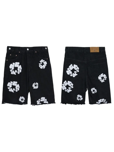  Denim Tears pants Black Blue Short Pants 01
