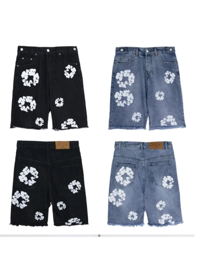  Denim Tears pants Black Blue Short Pants 02