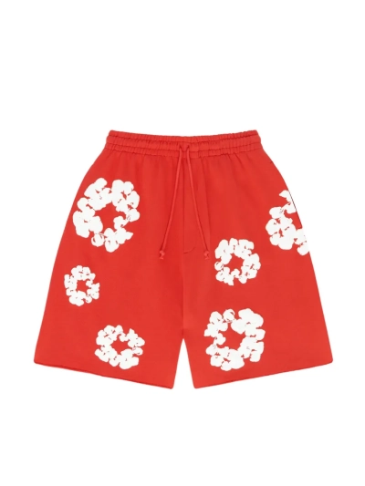 Denim Tears pants Red White Short Pants 01