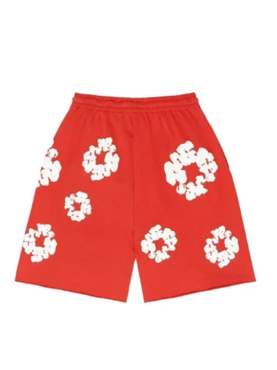  Denim Tears pants Red White Short Pants 02