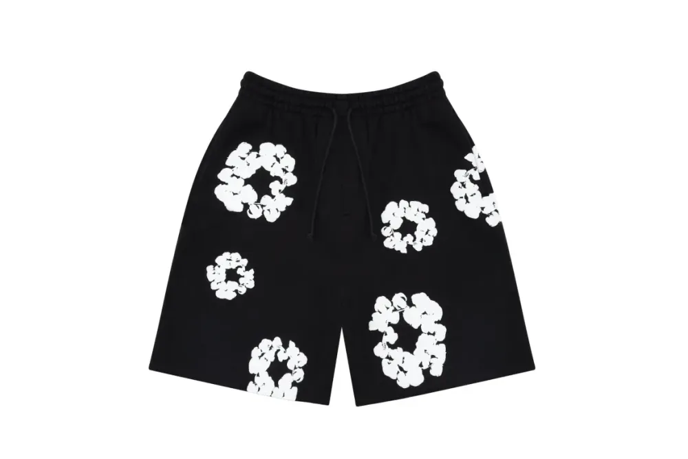  Denim Tears pants Black White Short Pants