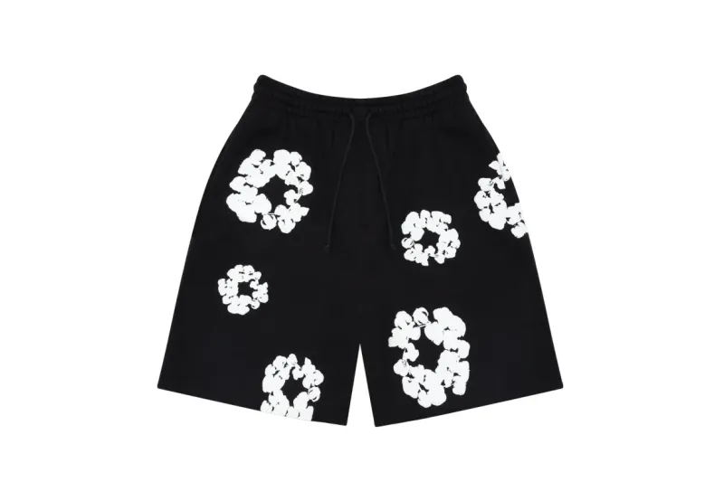  Denim Tears pants Black White Short Pants