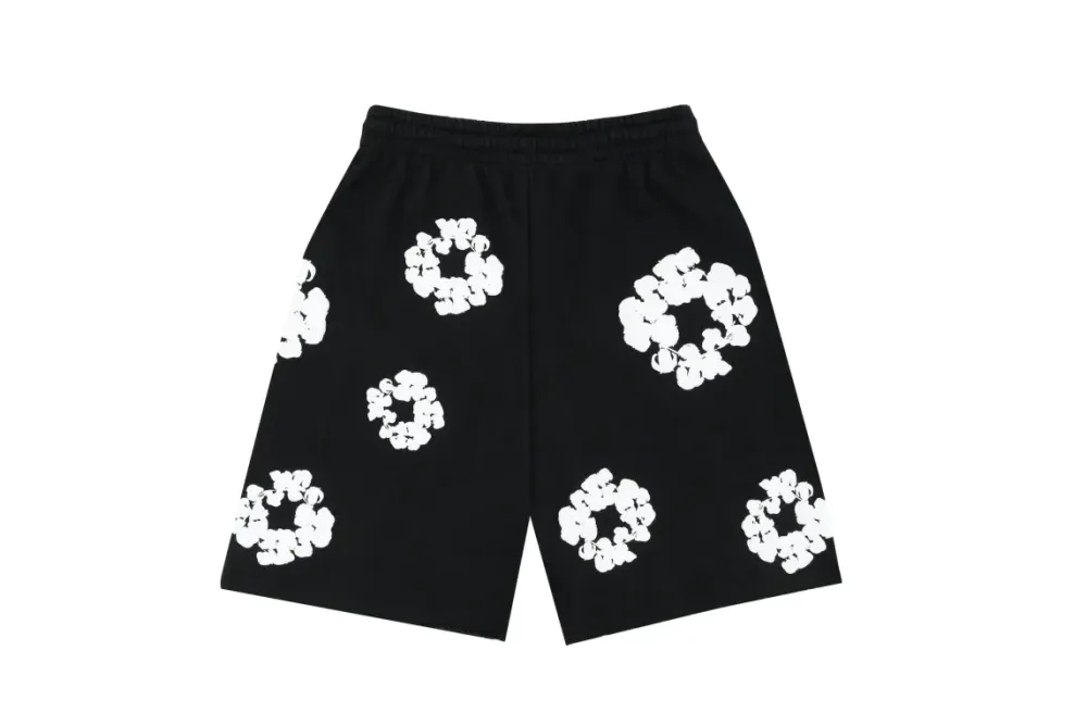  Denim Tears pants Black White Short Pants