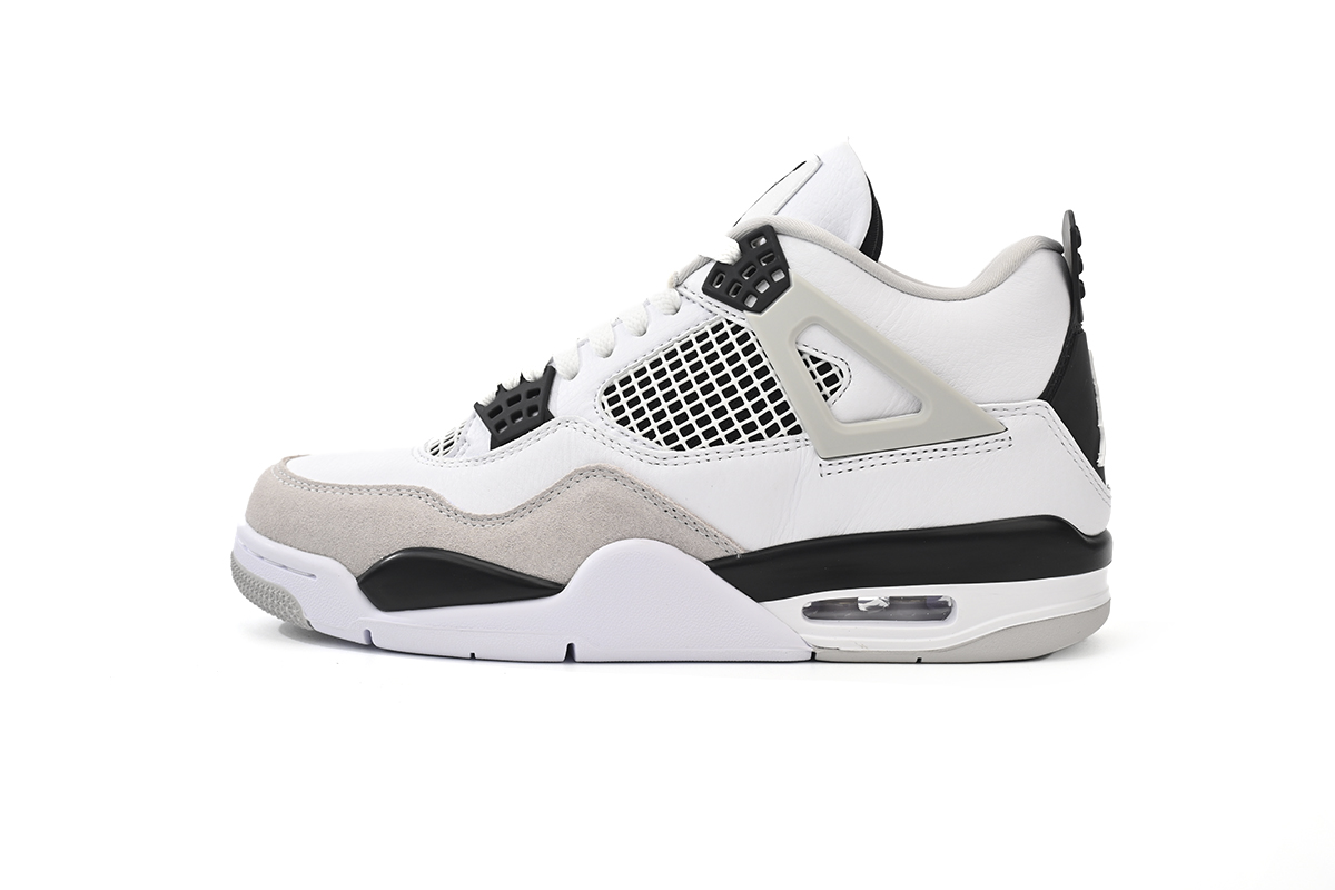  【Buy 1 Pair Perfectkicks Get 2nd For $9.9】Air Jordan 4 Retro Military Black, DH6927-111 