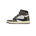  【Buy 1 Pair Get 2nd For $9.9】Jordan 1 Retro High Travis Scott,CD4487-100