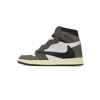  【Buy 1 Pair Get 2nd For $9.9】Jordan 1 Retro High Travis Scott,CD4487-100 01