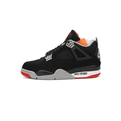  【Buy 1 Pair Get 2nd For $9.9】Jordan 4 Retro Bred ,308497-060 01