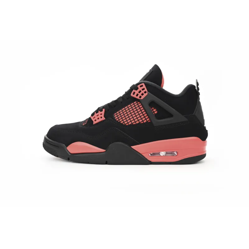  【Buy 1 Pair Get 2nd For $9.9】Jordan 4 Retro Red Thunder,CT8527-016