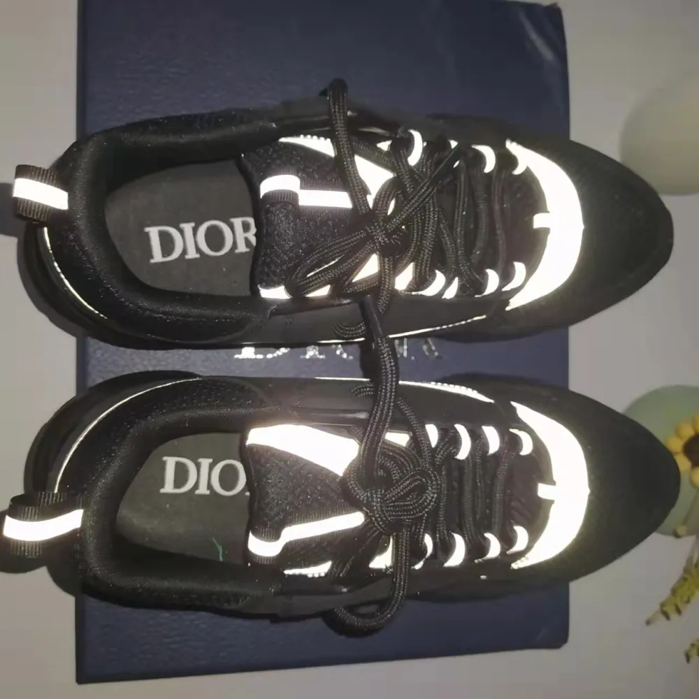  【Flash Sale】Perfectkicks  Dior B22 Sneakers Black 3SN231ZNG_H969