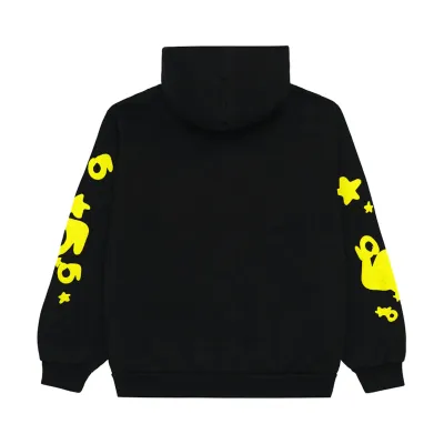 Sp5der Beluga Hoodie Onyx/Yellow 02