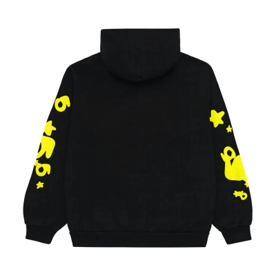 Sp5der Beluga Hoodie Onyx/Yellow 02