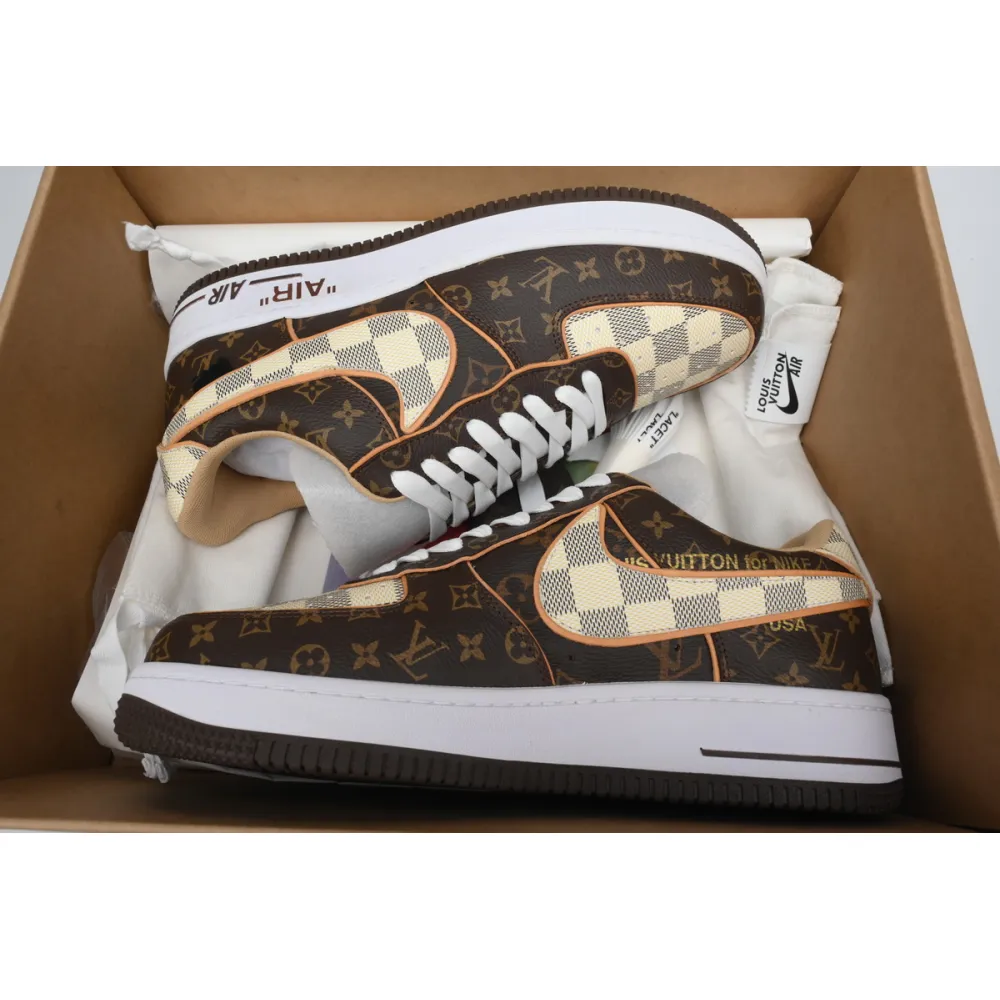 Perfectkicks Air Force 1 x Louis Vuitton