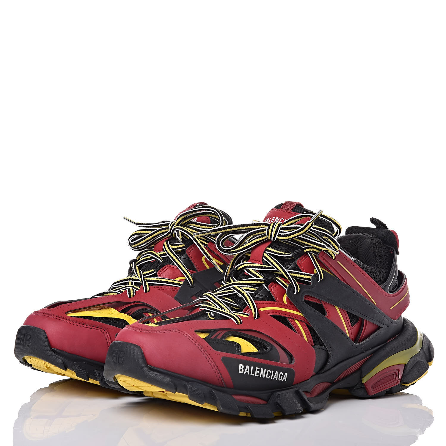 Perfectkicks Balenciaga Track ' Burgundy Yellow' 