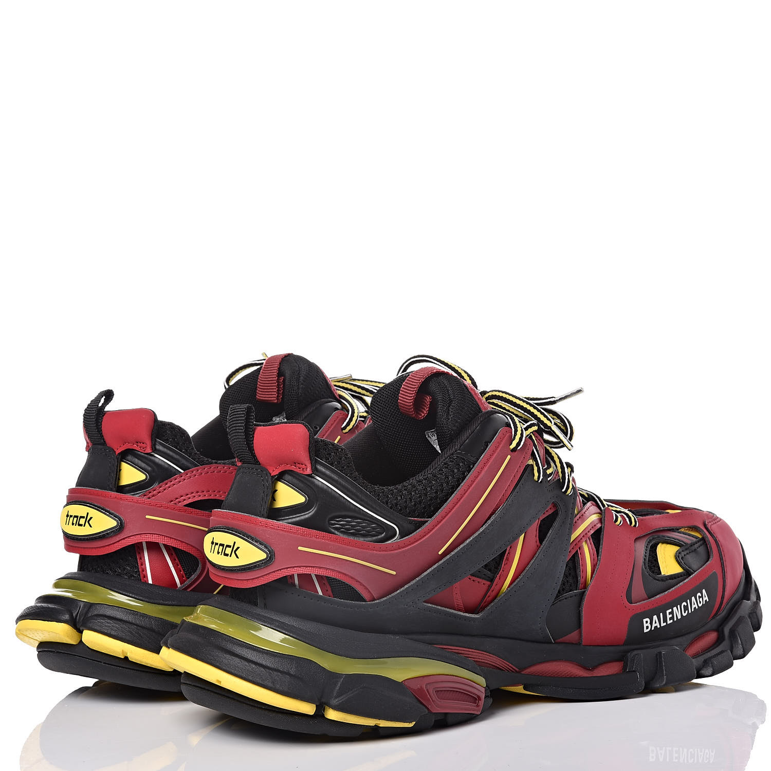 Perfectkicks Balenciaga Track ' Burgundy Yellow' 