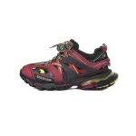 Perfectkicks Balenciaga Track ' Burgundy Yellow' 