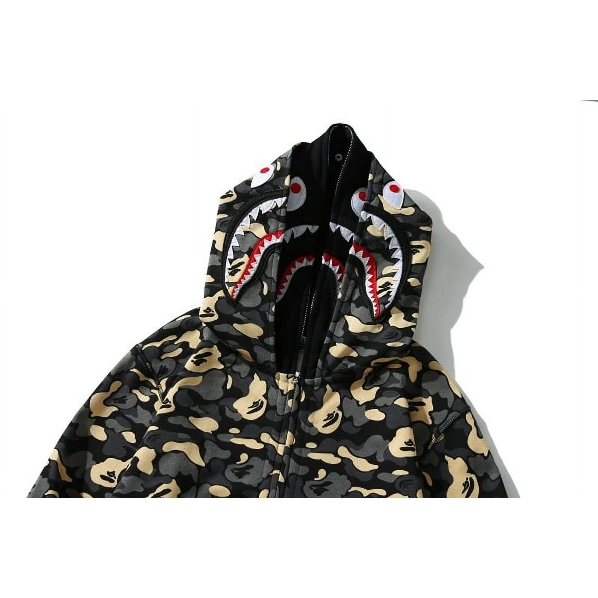 BAPE NEW YORK MADISON AVENUE 3RD ANNIVERSARY DOUBLE SHARK HOODIE