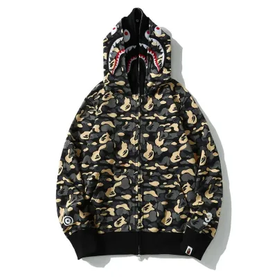 BAPE NEW YORK MADISON AVENUE 3RD ANNIVERSARY DOUBLE SHARK HOODIE 01