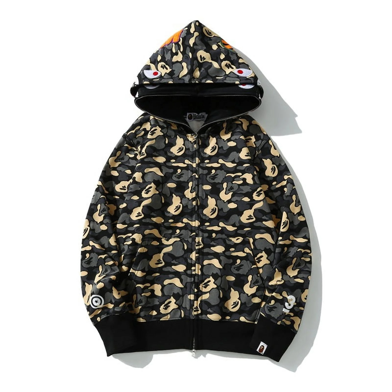 BAPE NEW YORK MADISON AVENUE 3RD ANNIVERSARY DOUBLE SHARK HOODIE