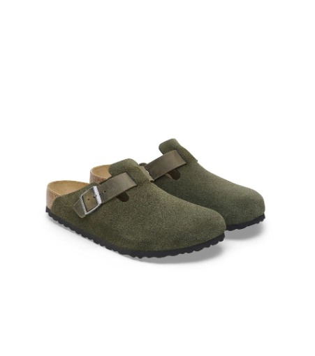 GET Birkenstock Boston Mixed Leather 1028067 / 1028193