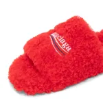 Balenciaga Faux fur mules