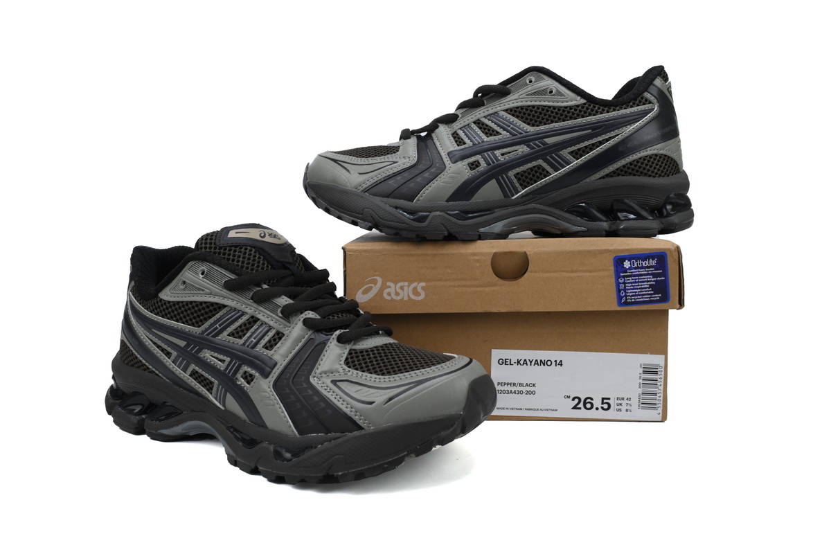 GET atmos x Undermycar x Asics Gel Kayano 14 'Pepper Black' , 1203A430-200