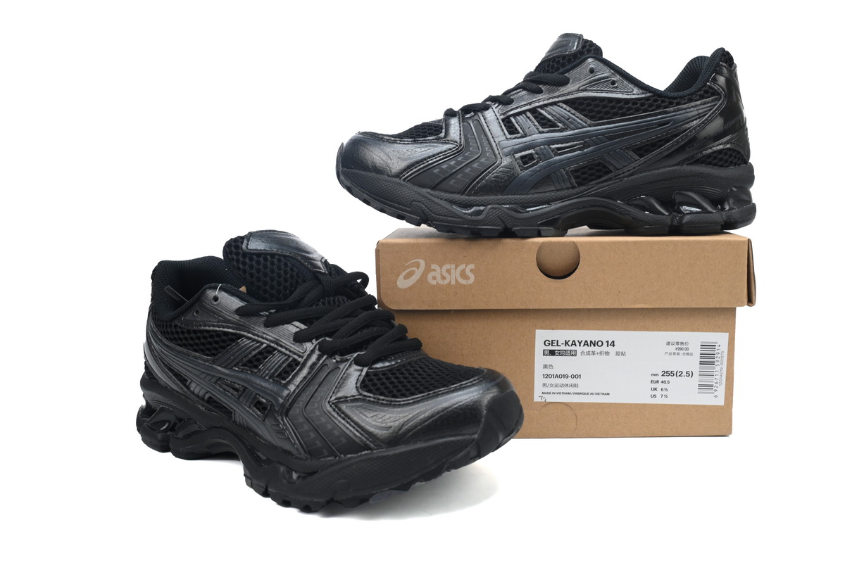 GET Asics Gel Kayano 14 'Triple Black' , 1201A019-001