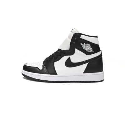  【Buy 1 Pair Perfectkicks Get 2nd For $19】Get Jordan 1 Retro High OG Black White, BQ4422-001 01