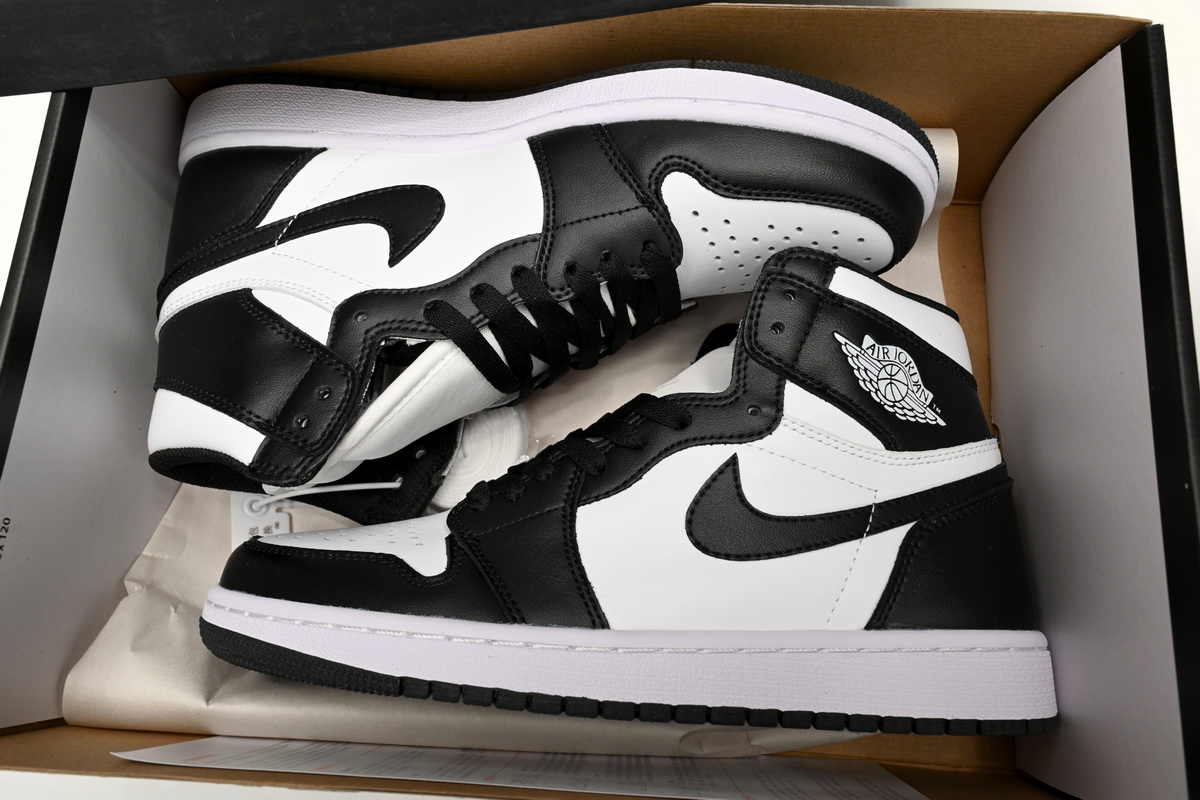  【Buy 1 Pair Perfectkicks Get 2nd For $19】Get Jordan 1 Retro High OG Black White, BQ4422-001