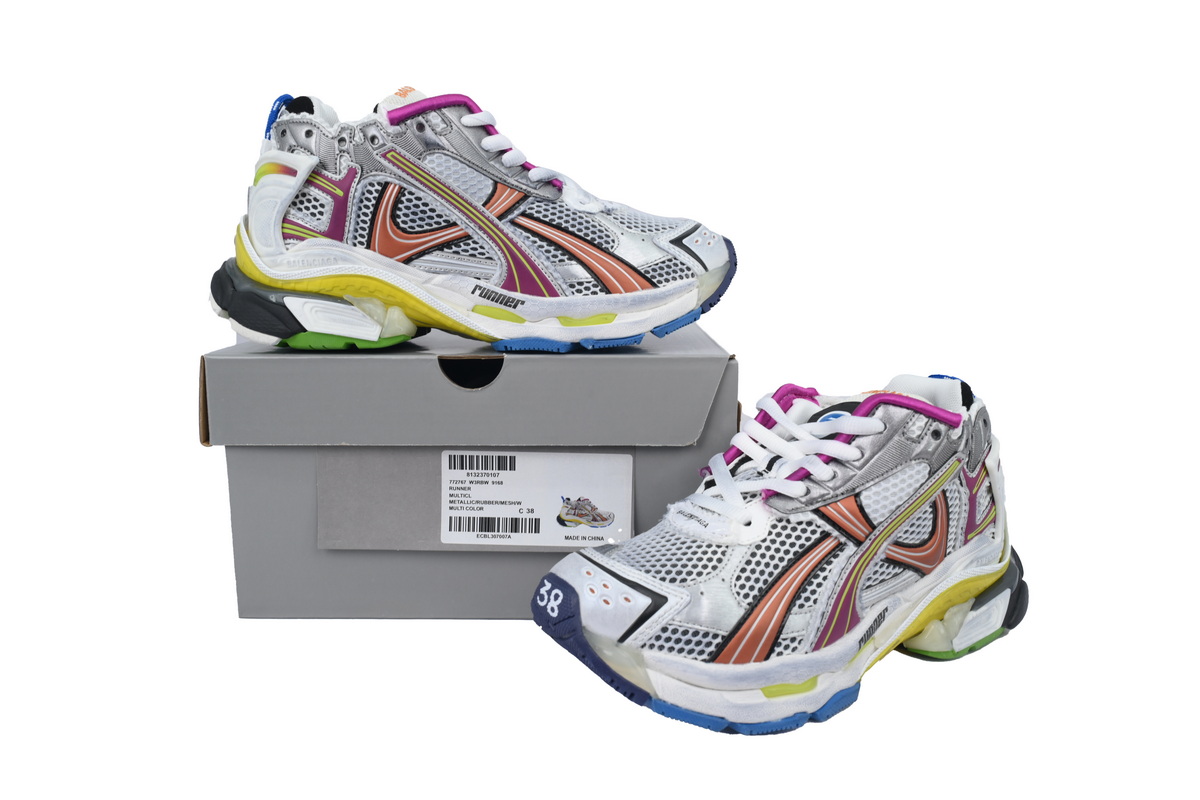 Perfectkicks Balenciaga Runner Sneaker Color Orange Powder 772767 W3RBW 9168