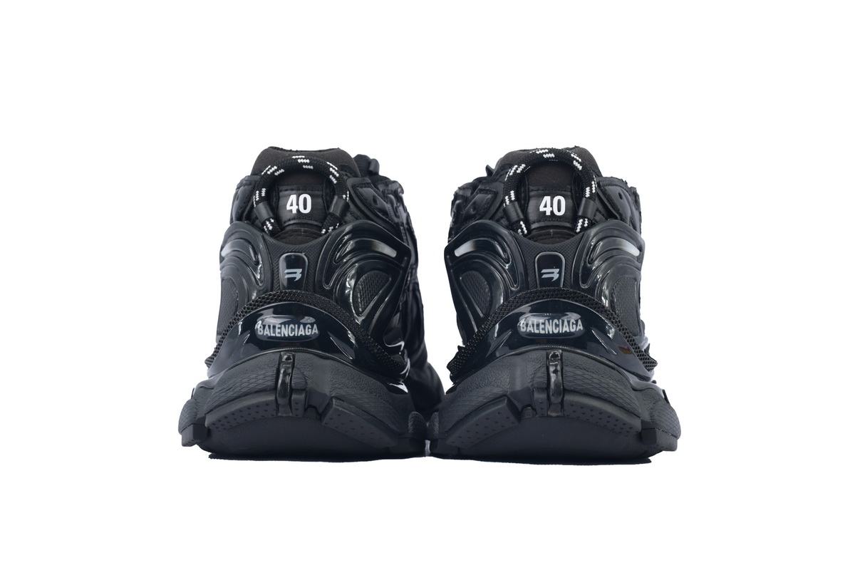 Perfectkicks Under Armour x Balenciaga Runner Sneaker 'Black' 813793 WRUCU 1000