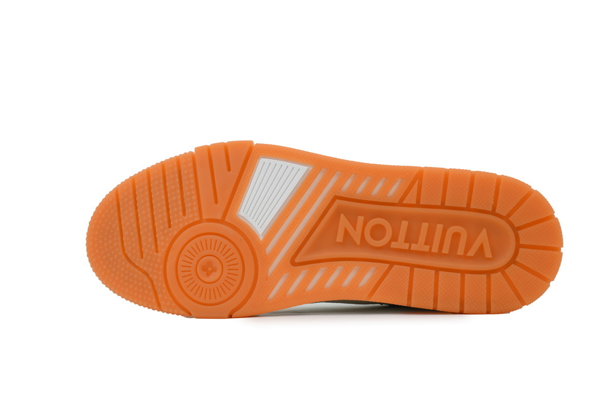 Perfectkicks Louis Vuitton White Orange Rivet