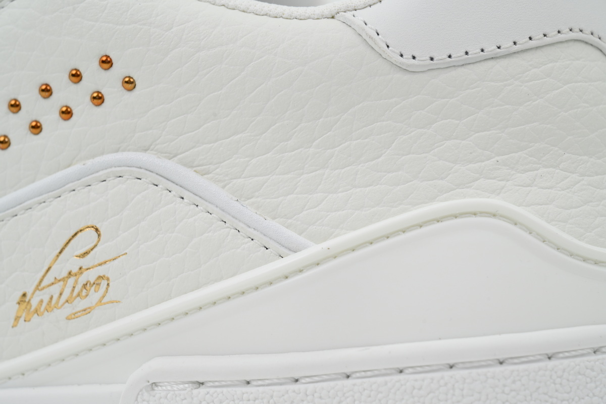 Perfectkicks Louis Vuitton White Orange Rivet