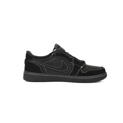 Perfectkicks Travis Scott x Air Jordan 1 Low Black Phantom, DM7866-001  02