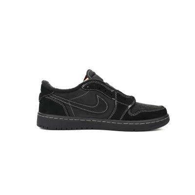 Perfectkicks Travis Scott x Air Jordan 1 Low Black Phantom, DM7866-001  02
