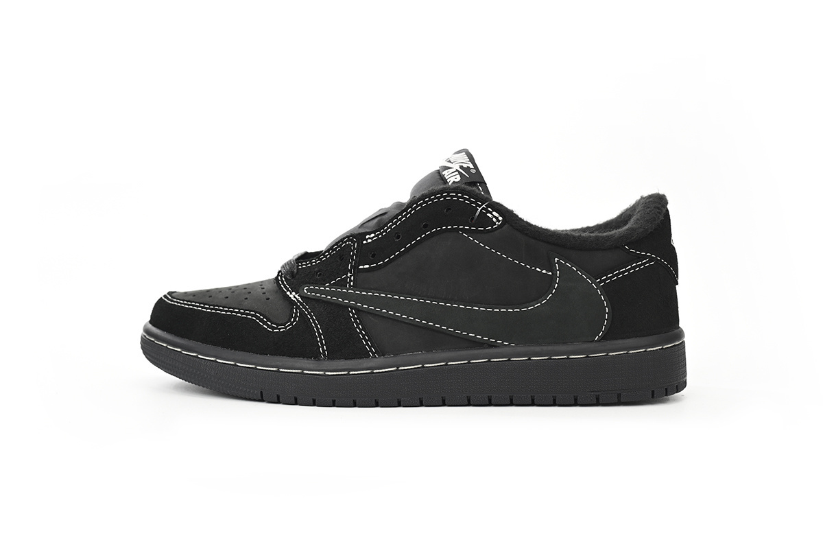 Perfectkicks Travis Scott x Air Jordan 1 Low Black Phantom, DM7866-001 