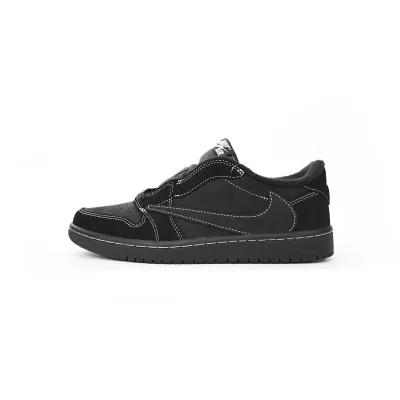 Perfectkicks Travis Scott x Air Jordan 1 Low Black Phantom, DM7866-001  01