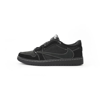 Perfectkicks Travis Scott x Air Jordan 1 Low Black Phantom, DM7866-001  01