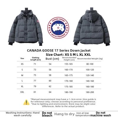 Canada goose down jacket 17 Gray/Black/Dark blue 02