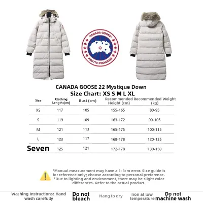 Canada goose Mystique long down jacket 22 White/Black/Gray/Dark blue 02