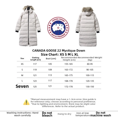 Canada goose Mystique long down jacket 22 White/Black/Gray/Dark blue 02