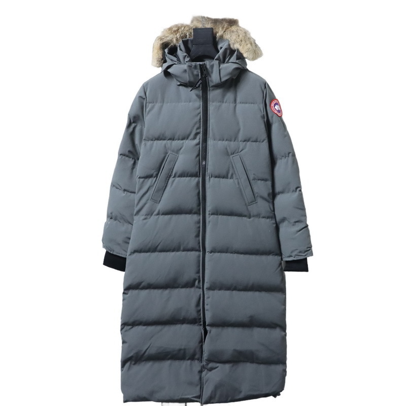Canada goose Mystique long down jacket 22 White/Black/Gray/Dark blue