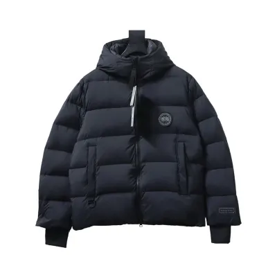 Canada goose Ouyang Nana 2nd hooded down jacket Black / Brown 01
