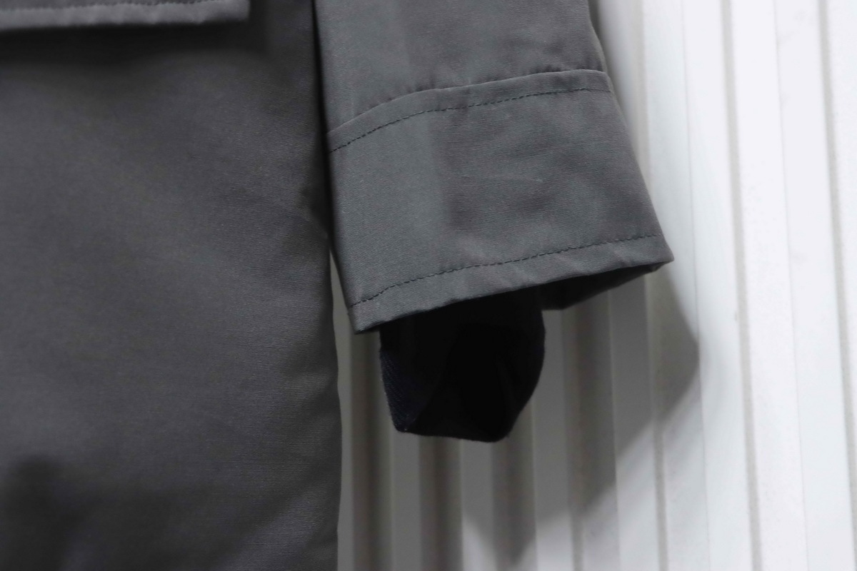 Canada goose Business mid-length down jacket 13 White/Black/Gray/Dark blue