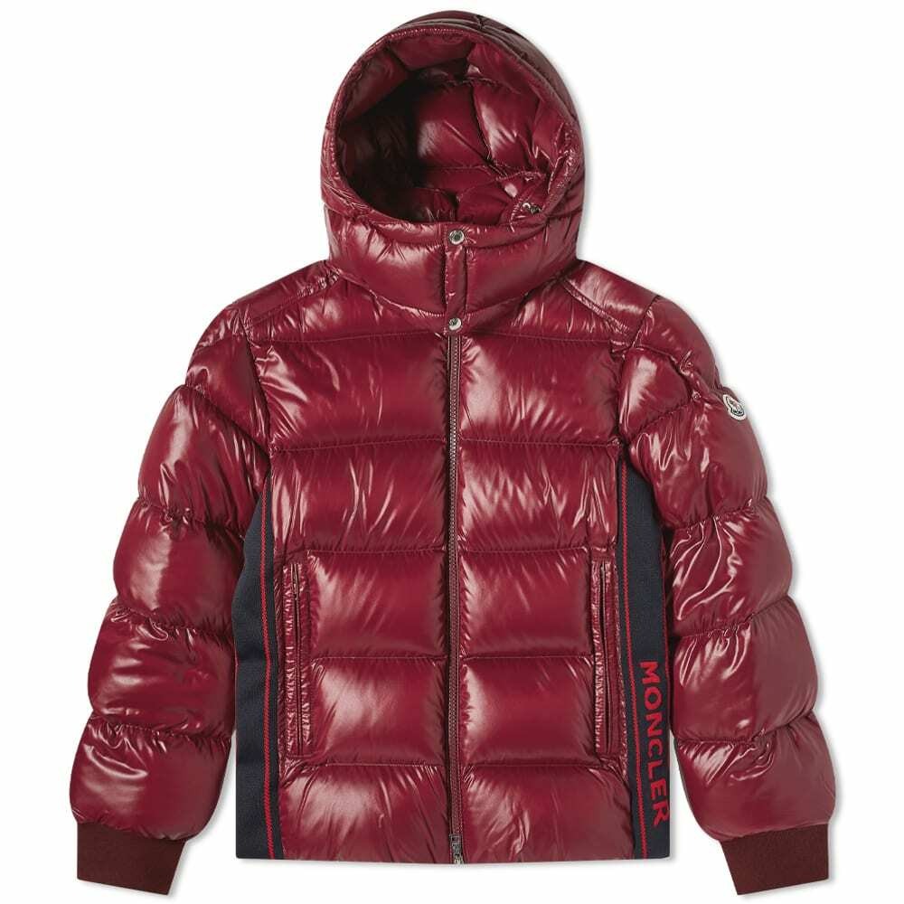 Moncler Men's Luntiere Down Jacket in Burgundy