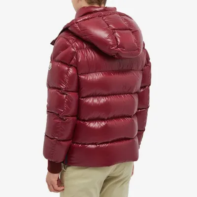 Moncler Men's Luntiere Down Jacket in Burgundy 02