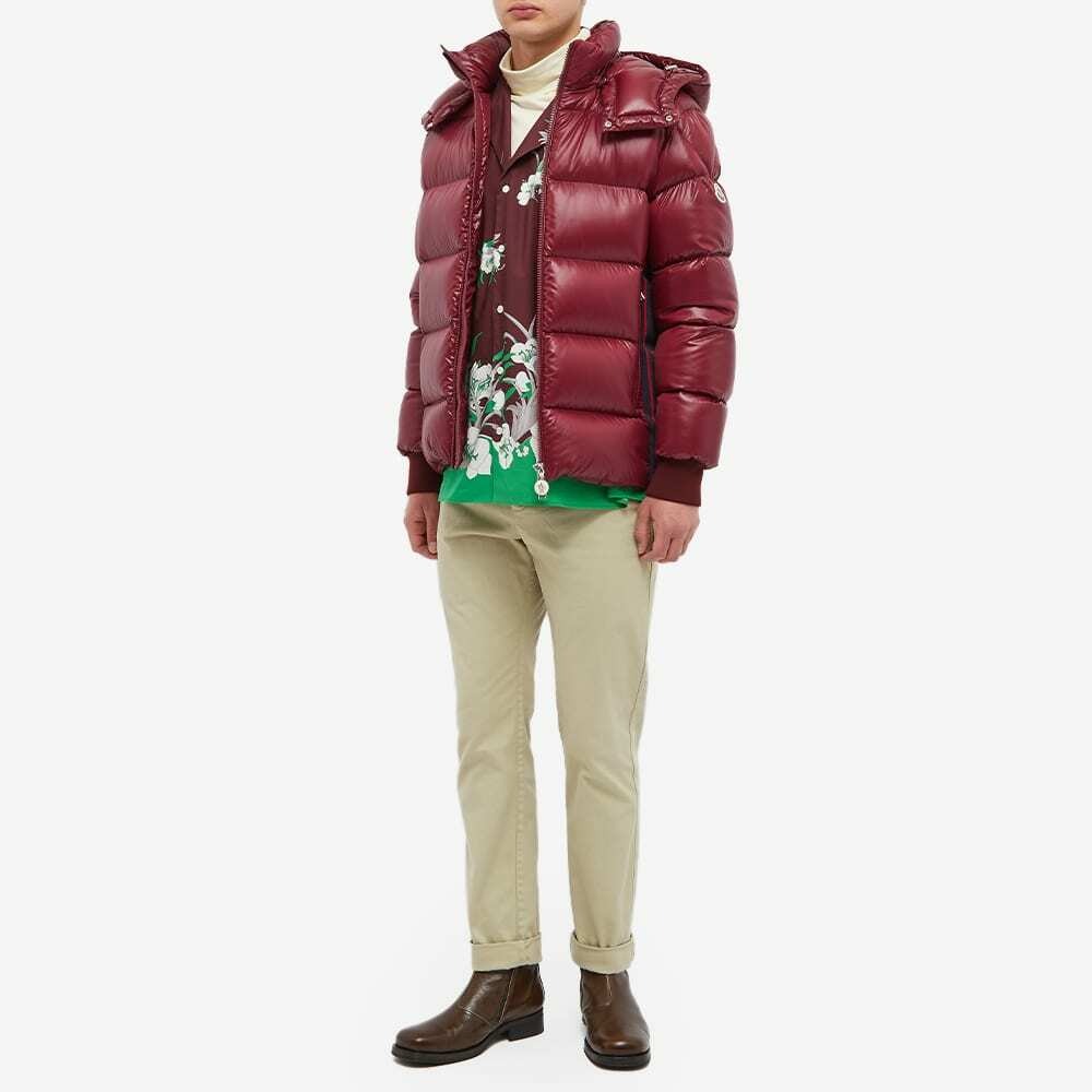 Moncler Men's Luntiere Down Jacket in Burgundy