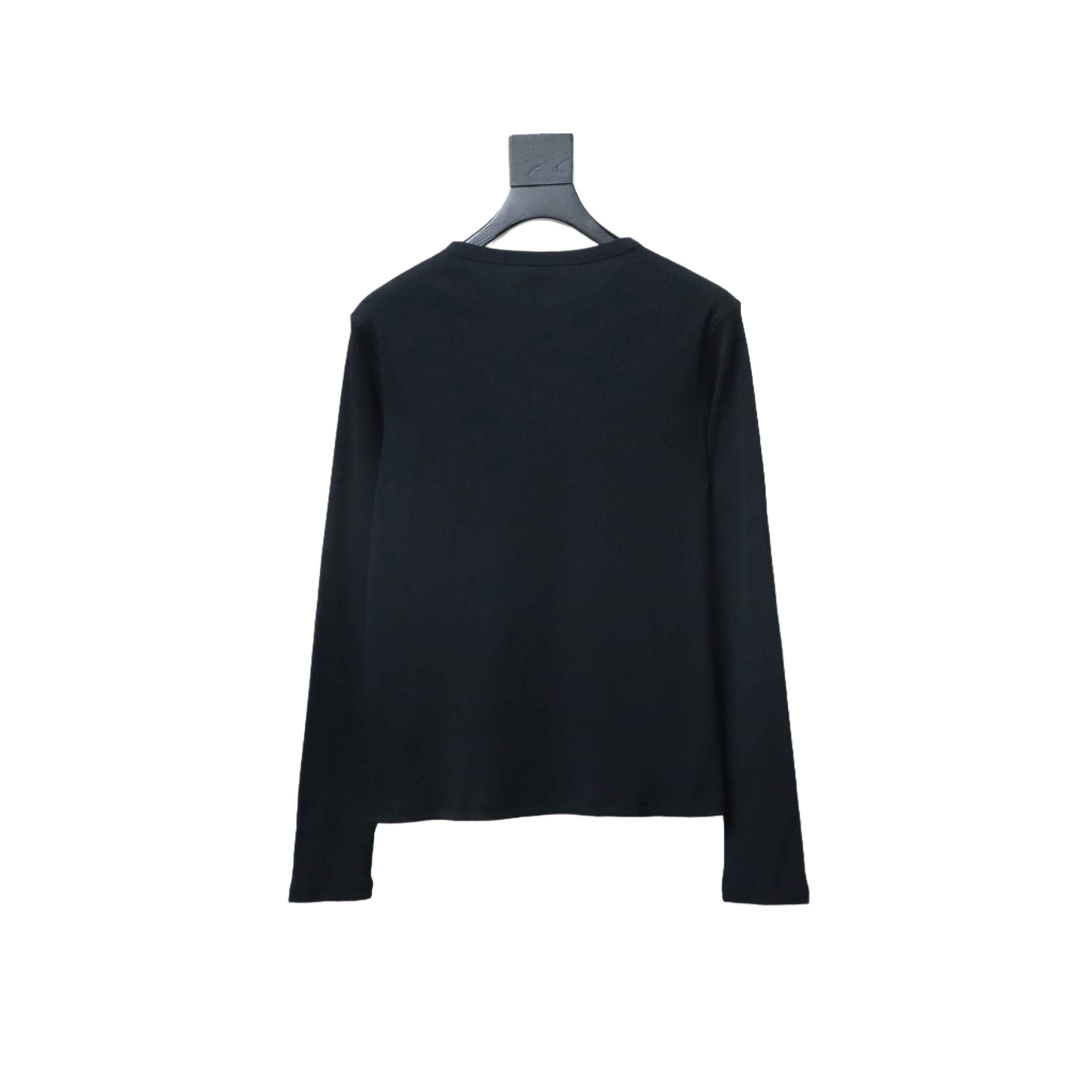 Celine CE Three-button half-open collar long-sleeved T-shirt P190